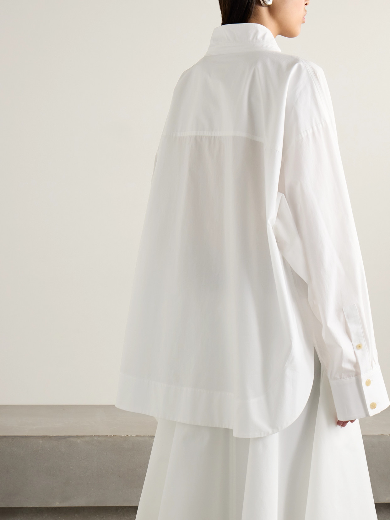 Tito Oversized Cotton-poplin Shirt - 3