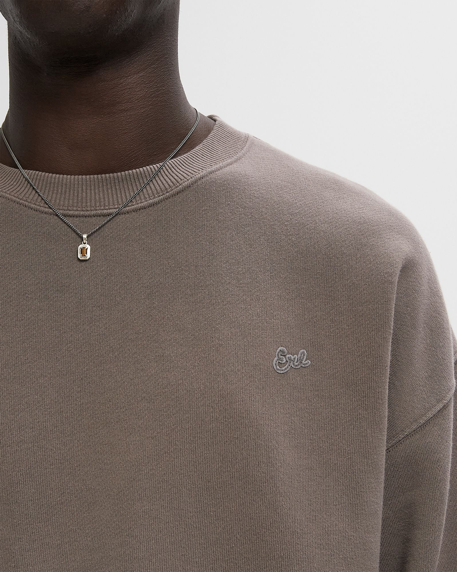 ERL SCRIPT CREWNECK SWEATER KNIT - 4