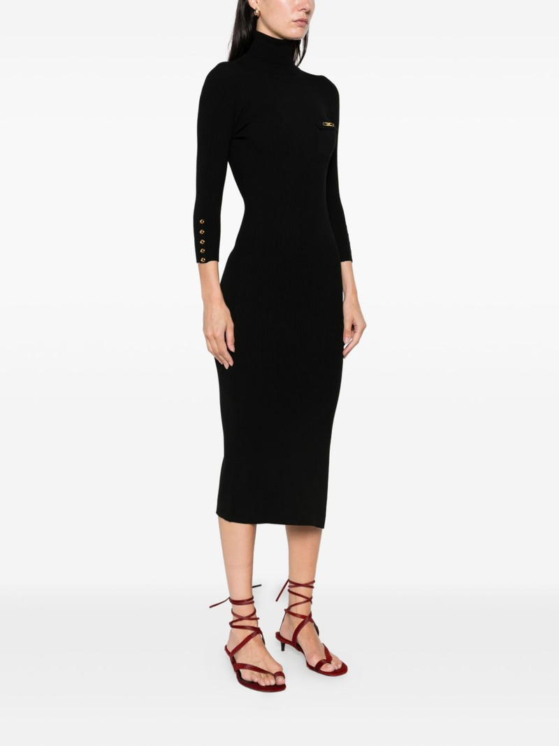 ribbed roll-neck dress 3