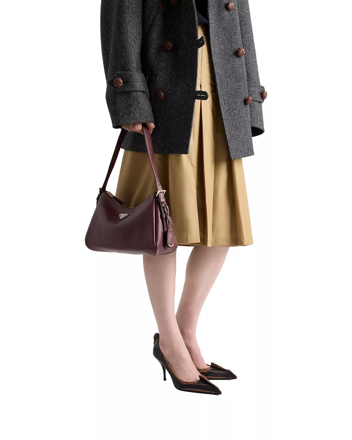 Aimee Medium Leather Shoulder Bag - 2