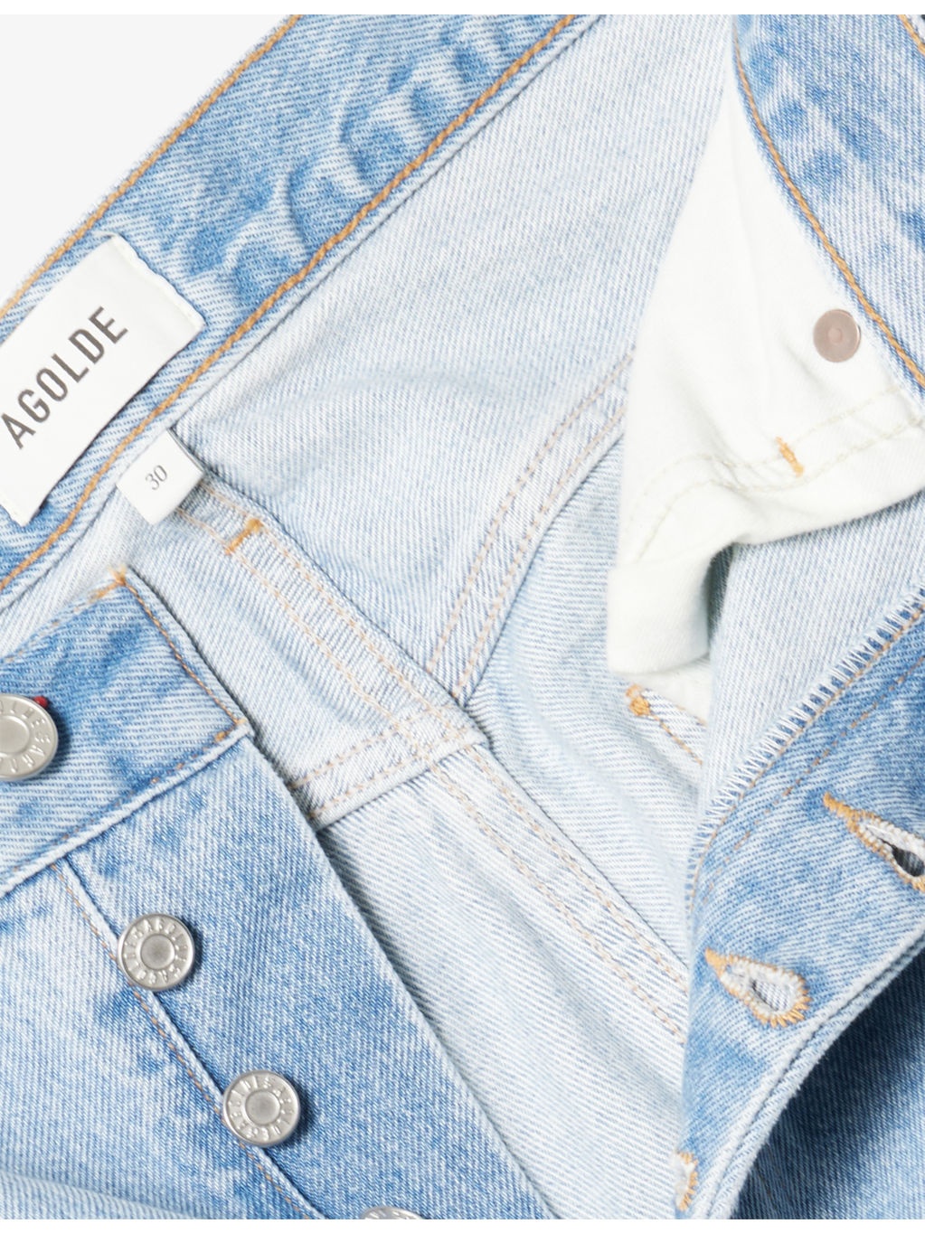 Anson Mid-Rise Denim Shorts - 6