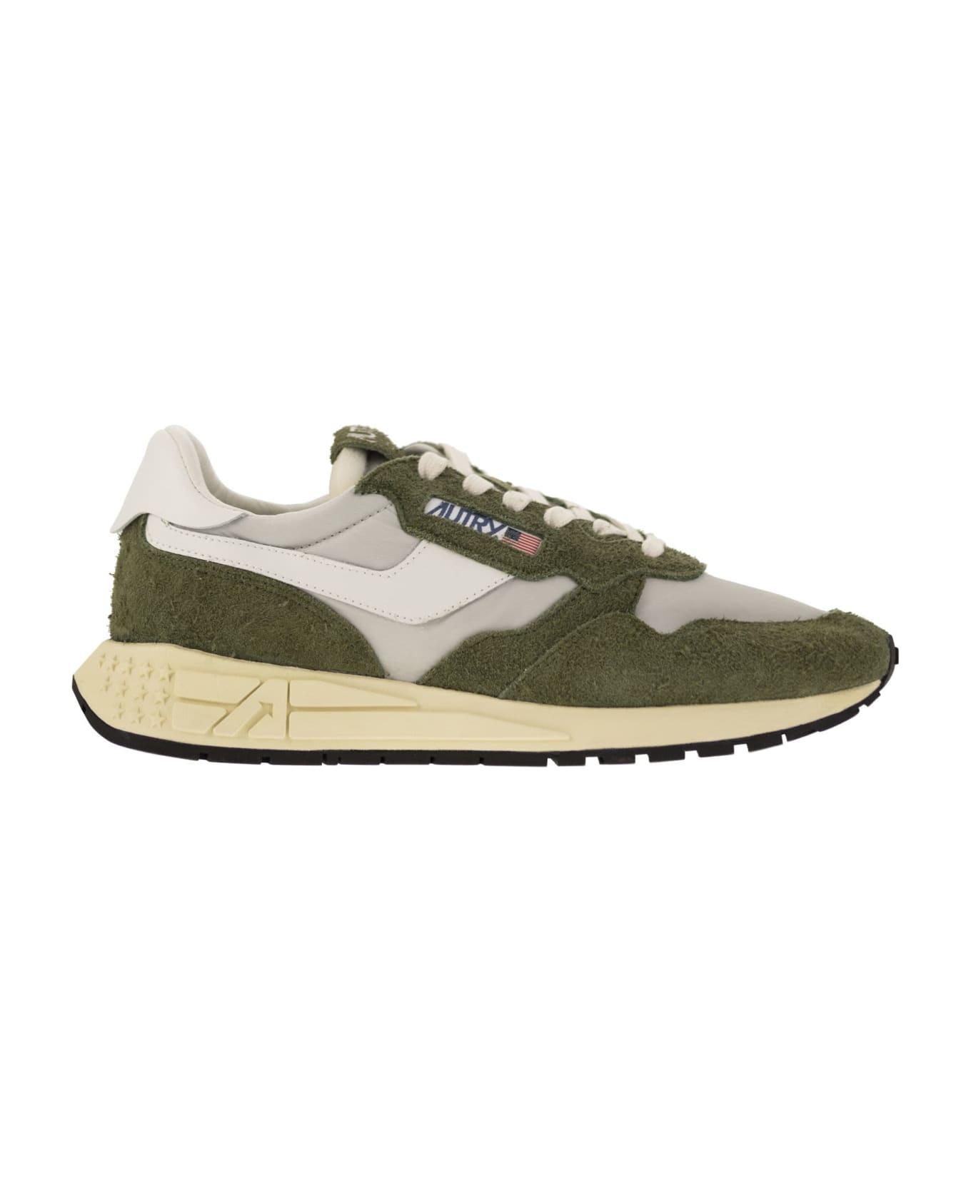 Reelwind - Suede And Technical Textile Trainer - 1