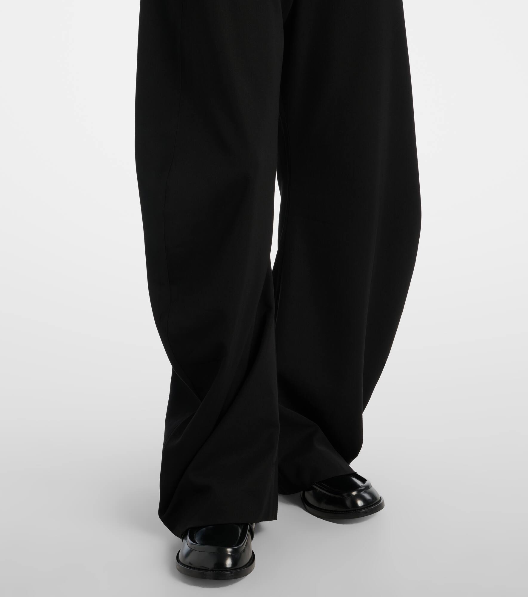 Mid-rise wide-leg pants - 5
