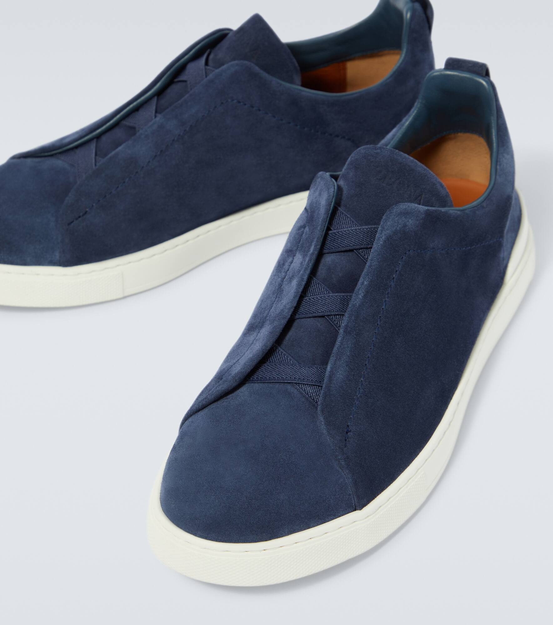 Triple Stitch suede sneakers - 3