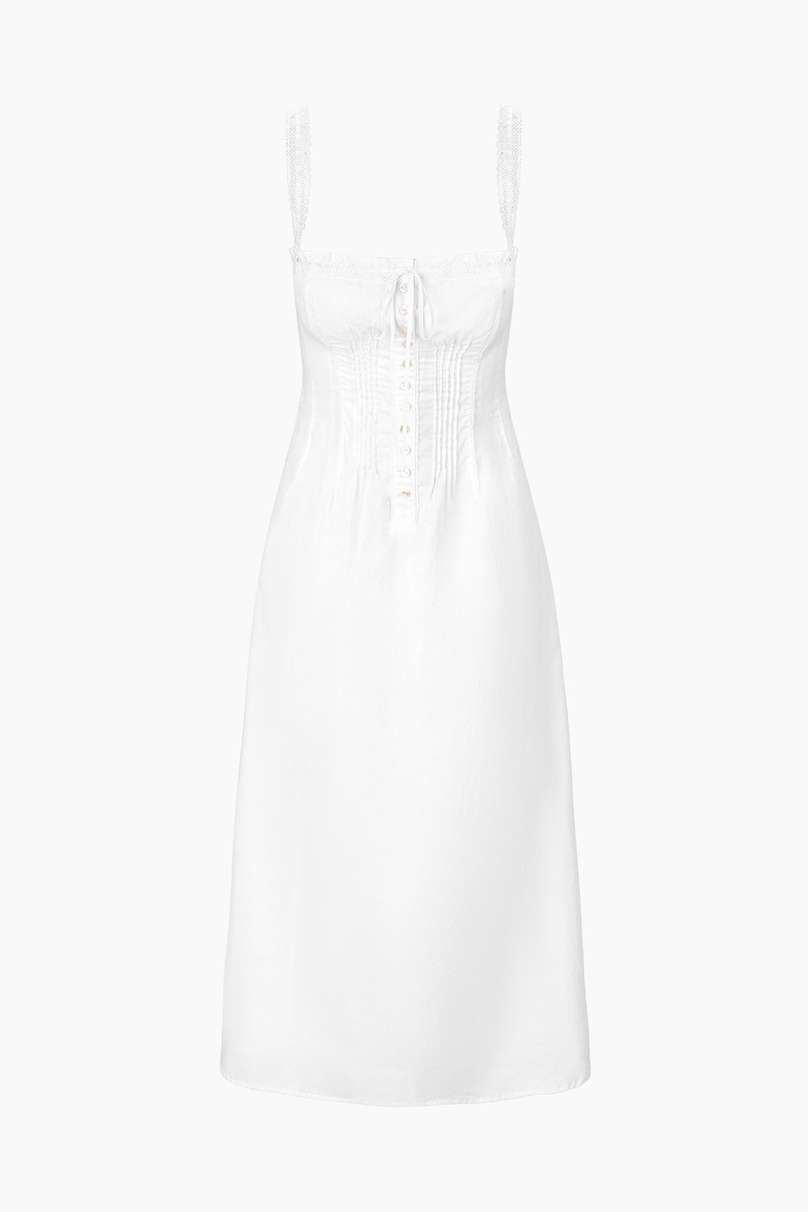 STAUD MATILDE DRESS WHITE - 1