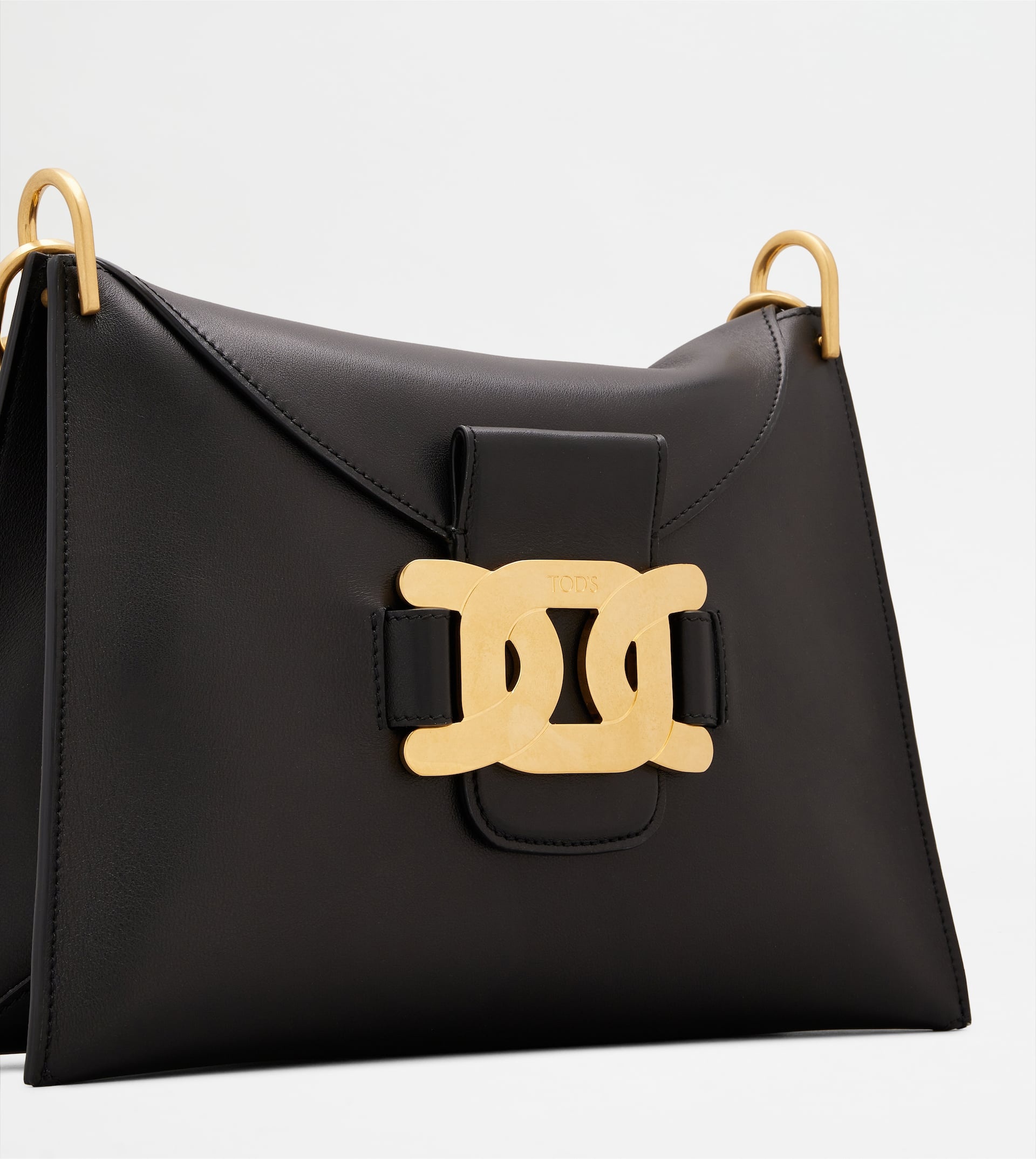 KATE SHOULDER BAG IN LEATHER SMALL - BLACK - 4
