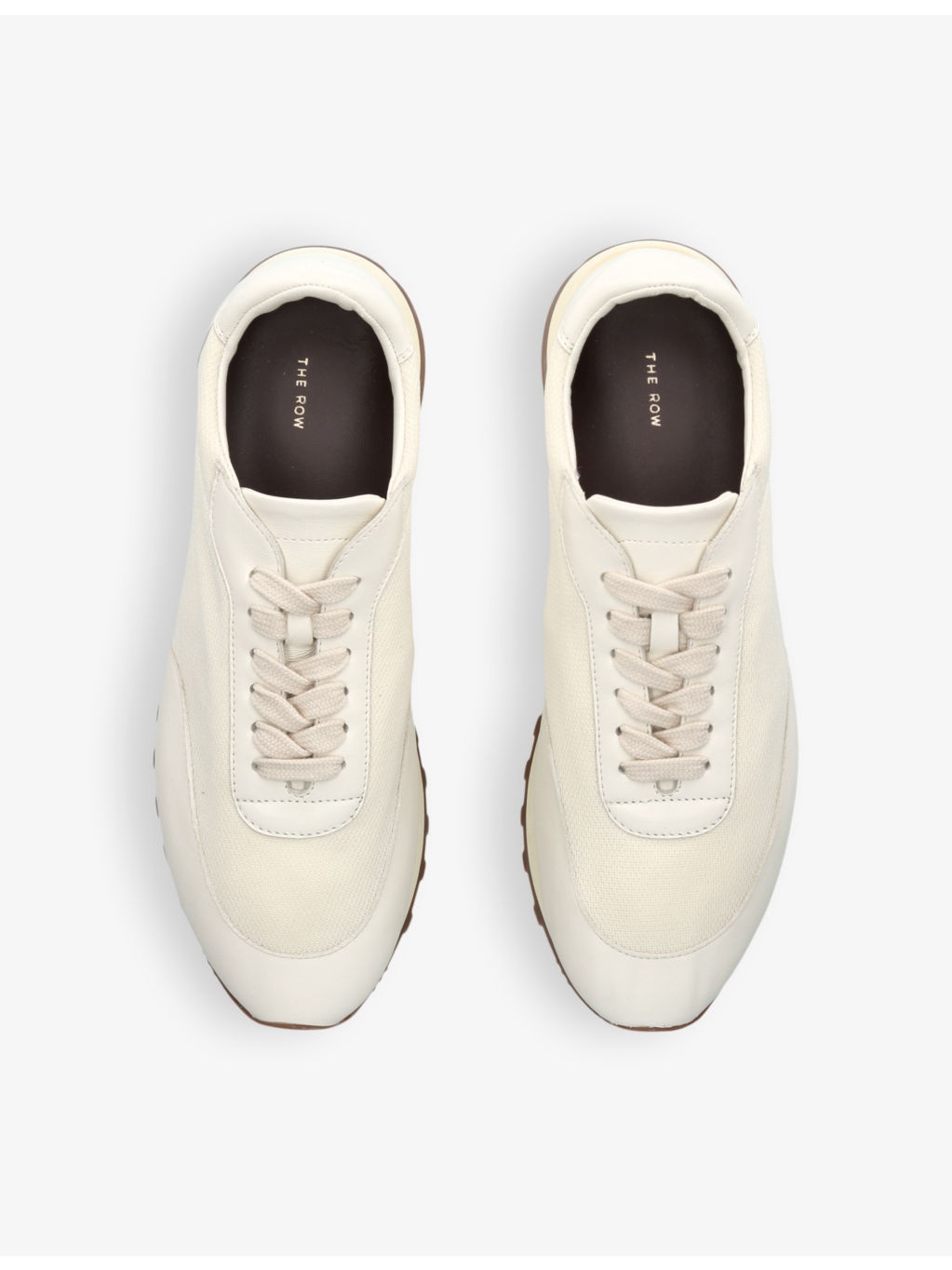 Owen Runner panelled leather and mesh low-top trainers - 2