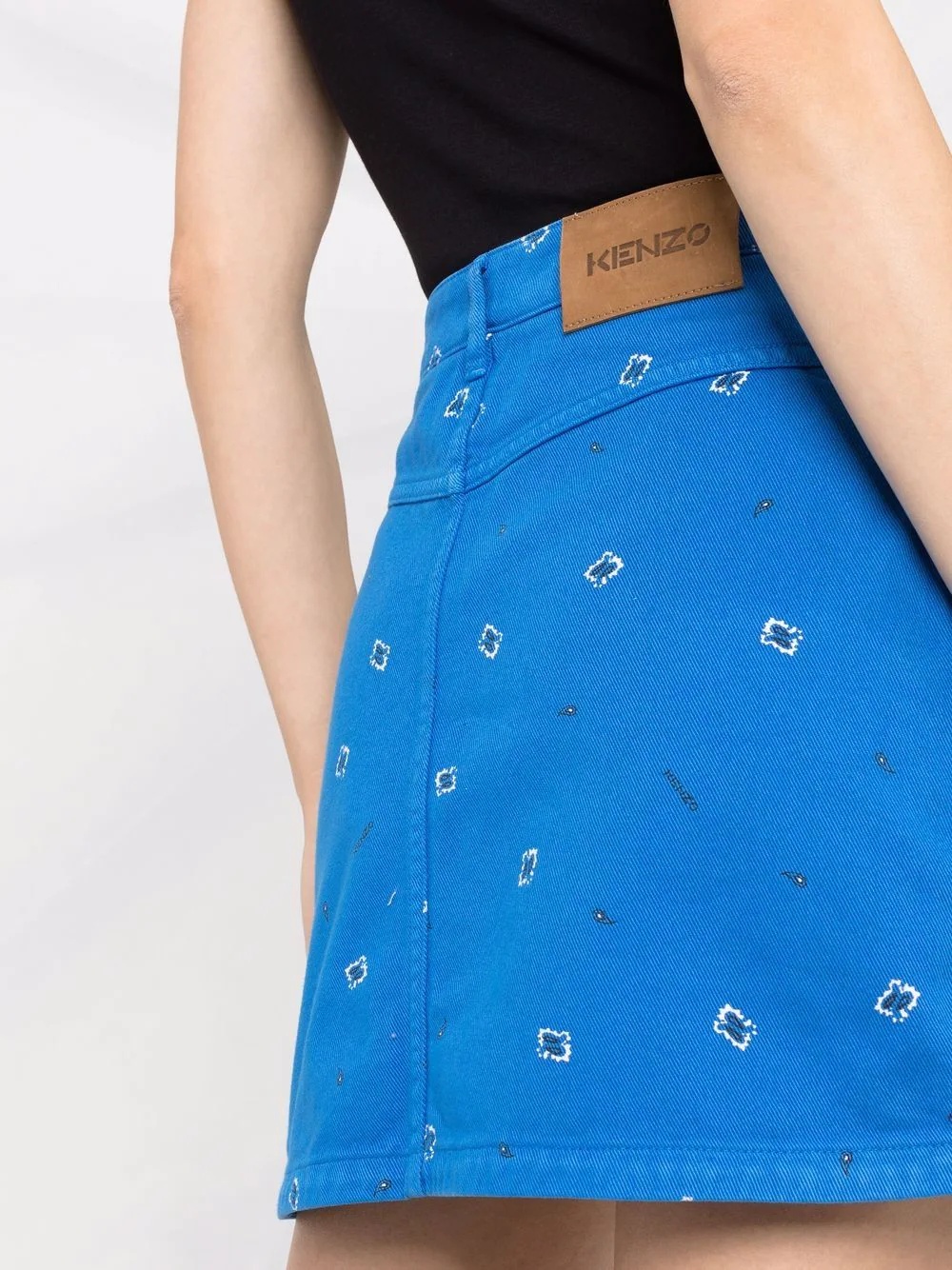 paisley-print skirt - 3