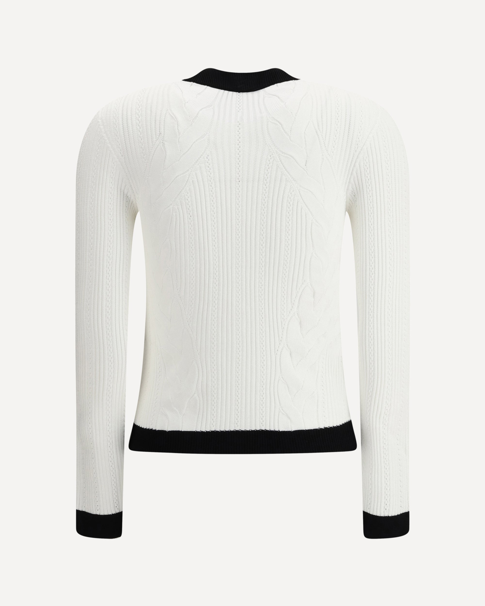 Contrast trim Cardigan - 2