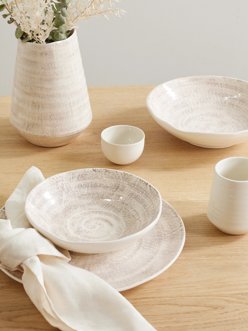 Brunello Cucinelli Set Of Two Glazed Ceramic Bowls outlook