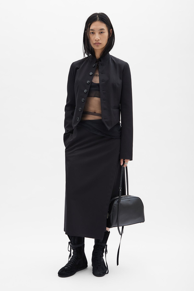 Fabi Midi Apron Wrap Skirt 6