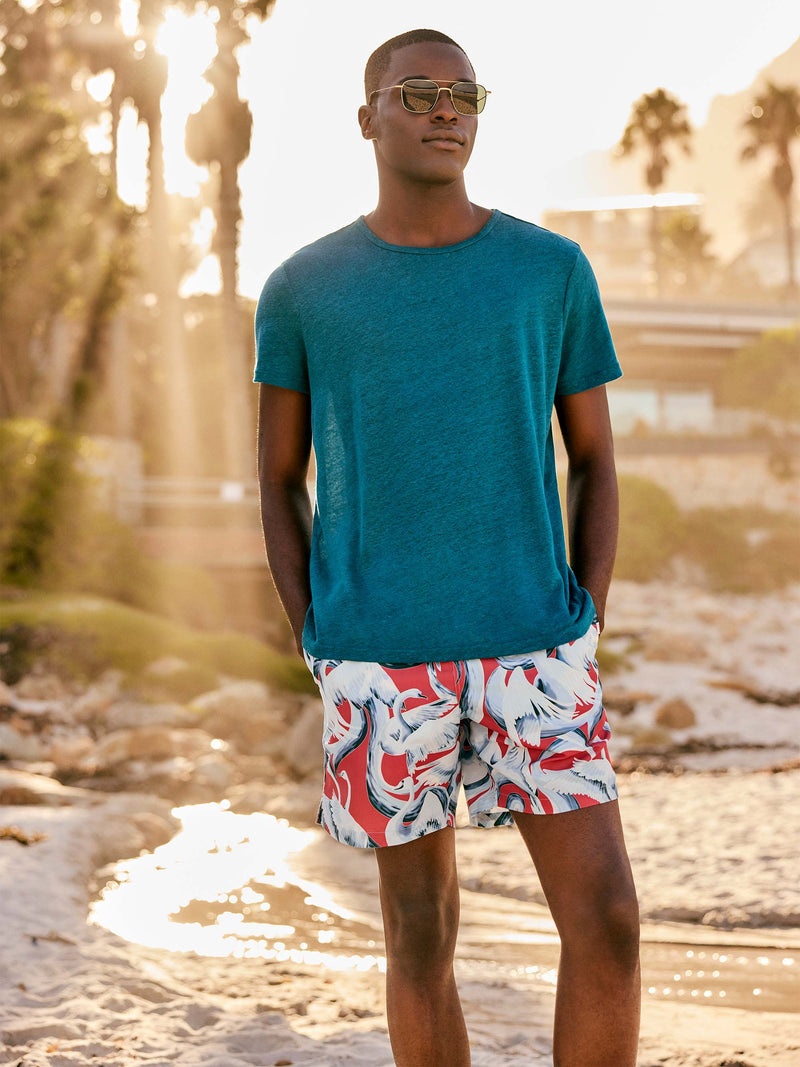Men's T-Shirt Jordan Linen Teal - 6