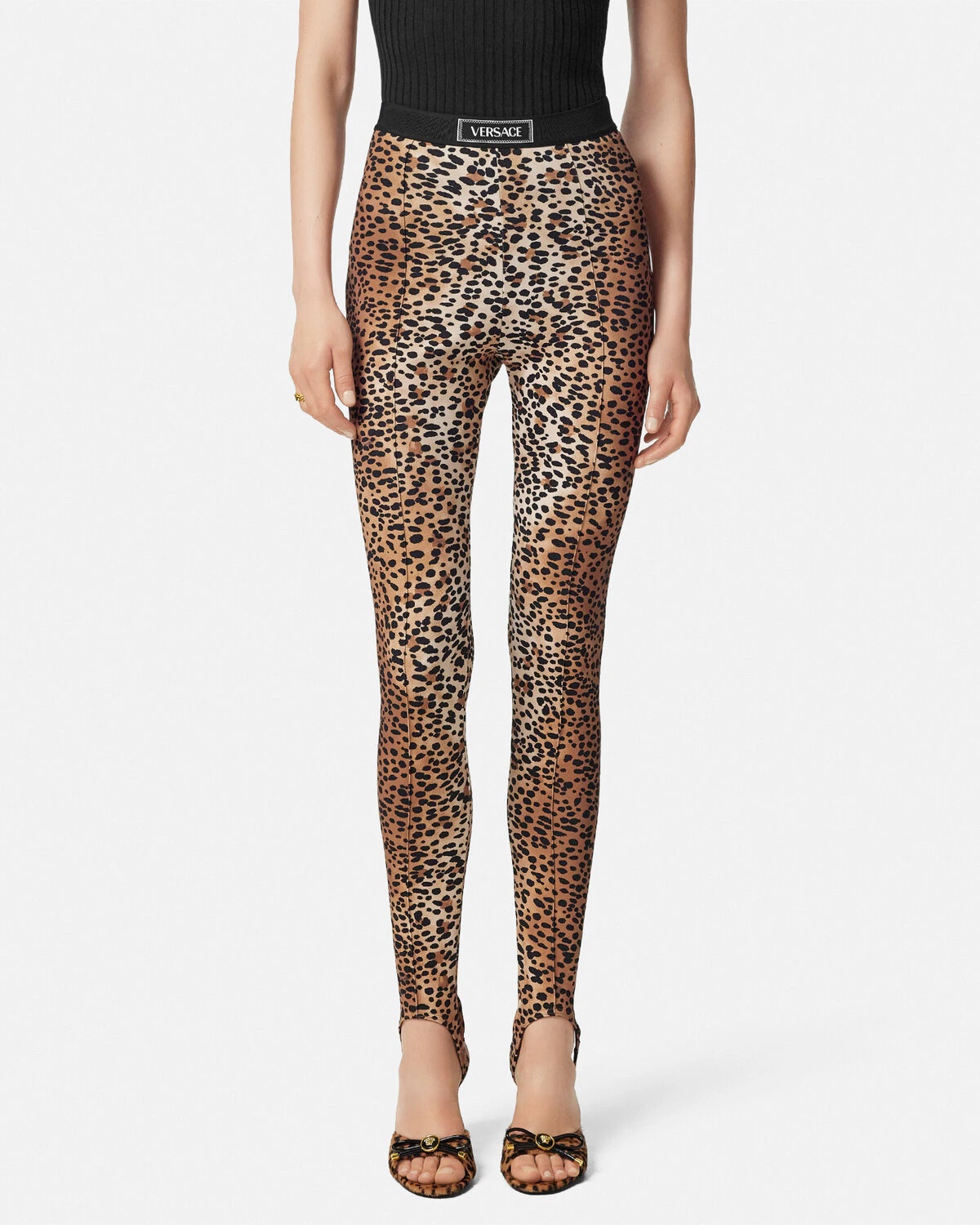 Leopard Stirrup Leggings - 4