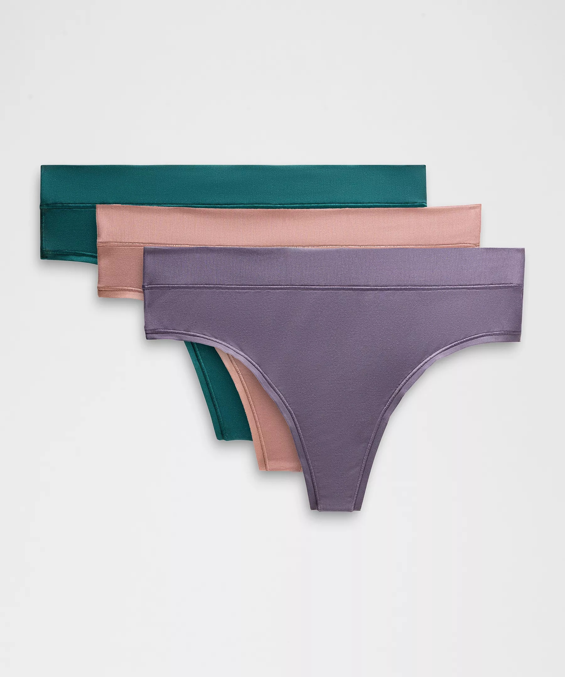 UnderEase High-Rise Thong Underwear *3 Pack - 1