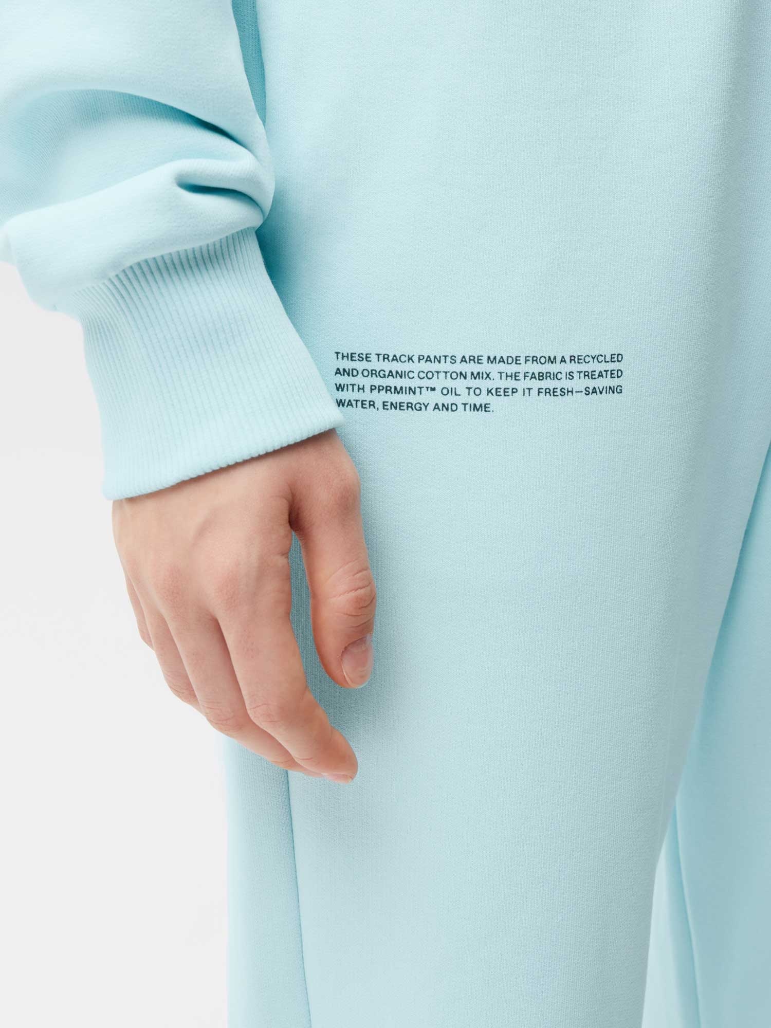 Womens 365 Heavyweight Track Pants - Powder Blue - 3