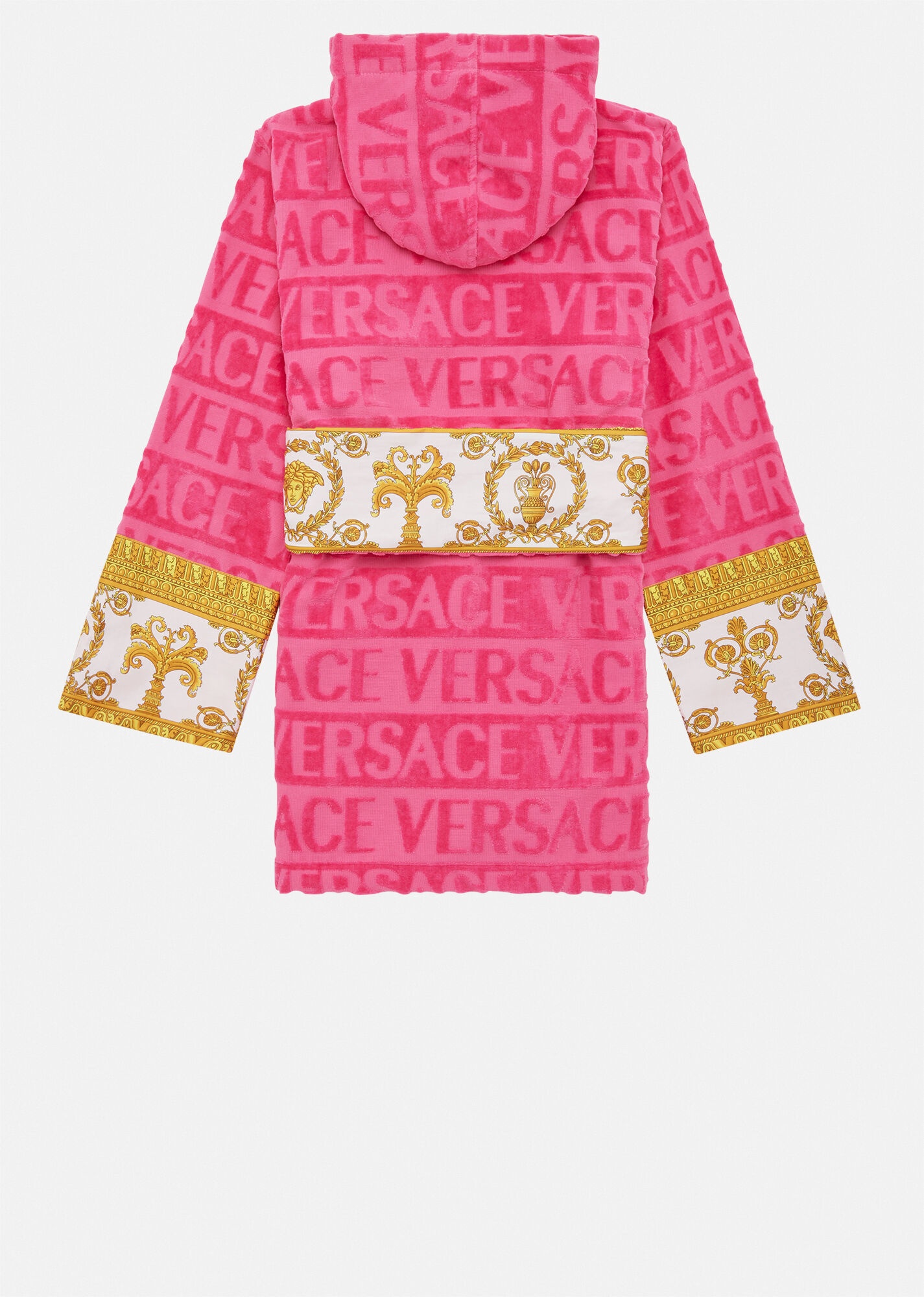 I ♡ Baroque Hooded Bathrobe - 3