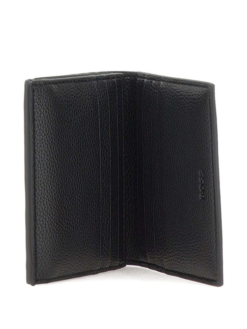 BOSS Ray Flat embossed tri-fold wallet outlook
