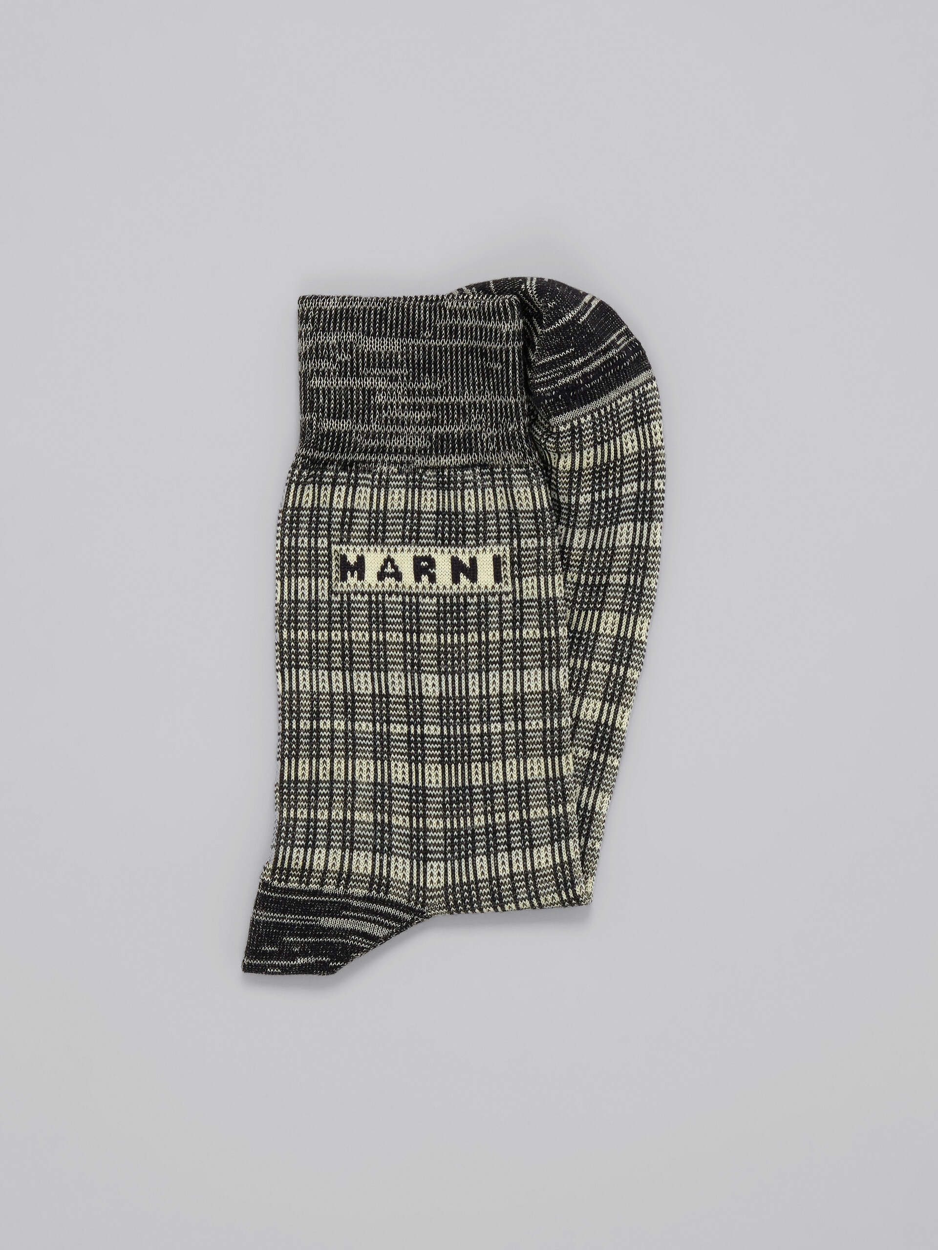 YELLOW SOCKS WITH LOGO INLAY - 2