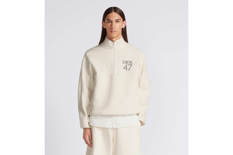 Regular-Fit Sweater with Stand Collar 4