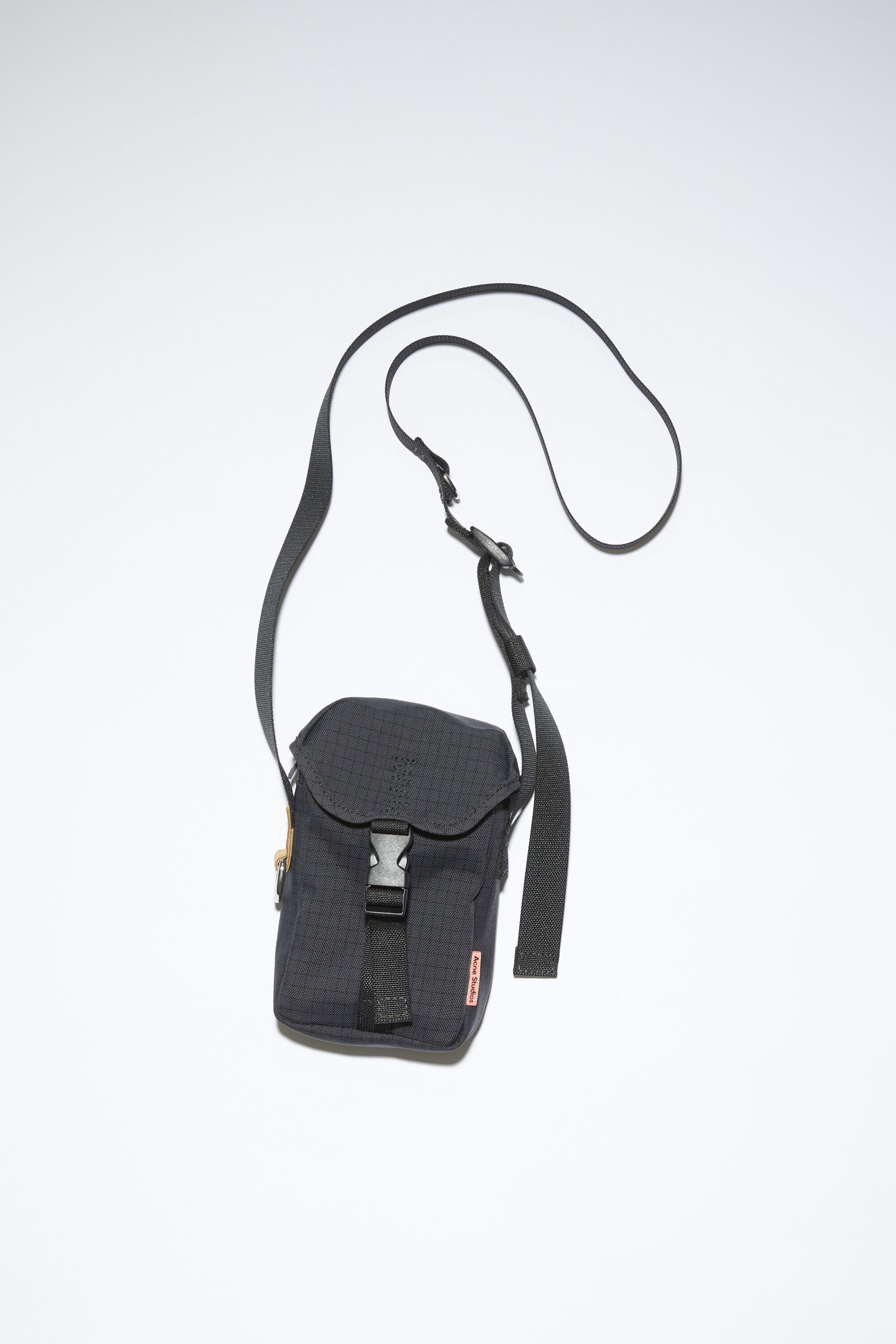 Ripstop mini pouch bag - Black - 1