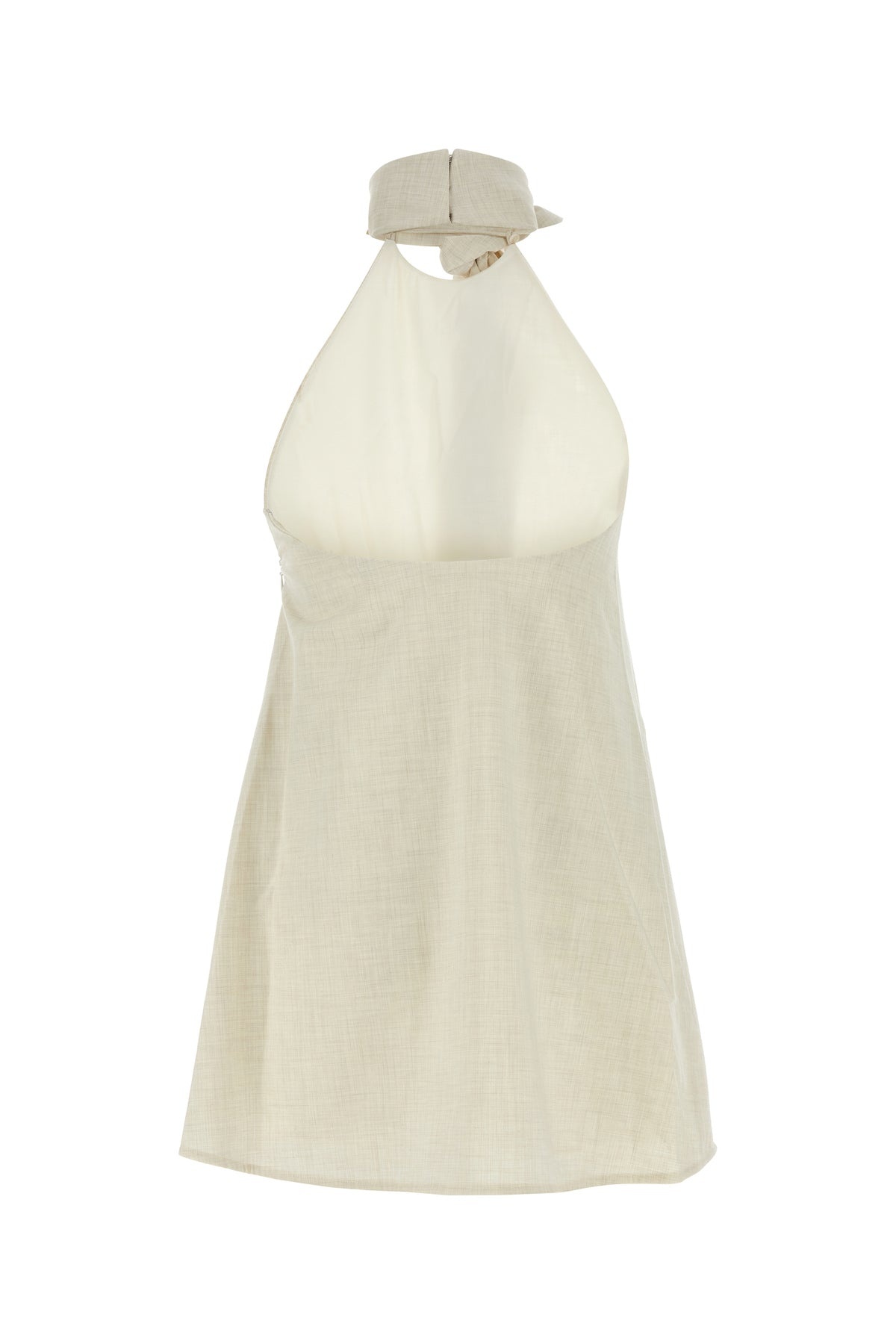 Sand stretch polyester blend Floris top - 2