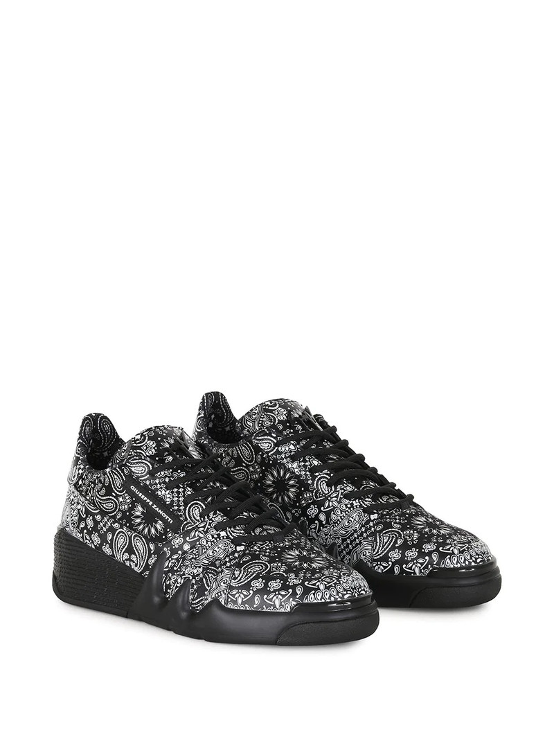 Giuseppe Zanotti paisley print sneakers outlook