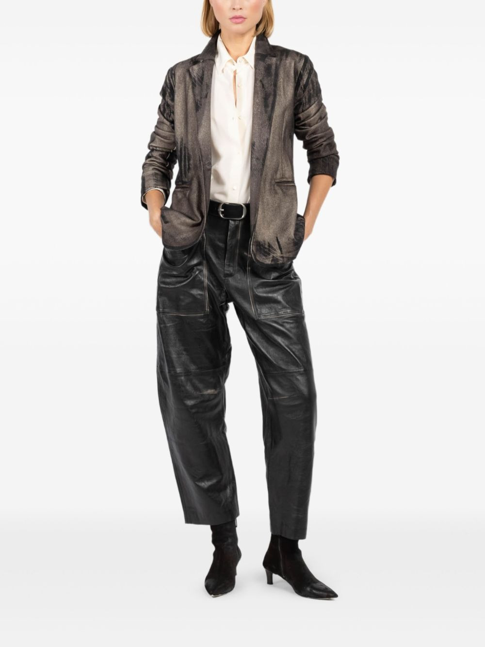single-breasted blazer - 2