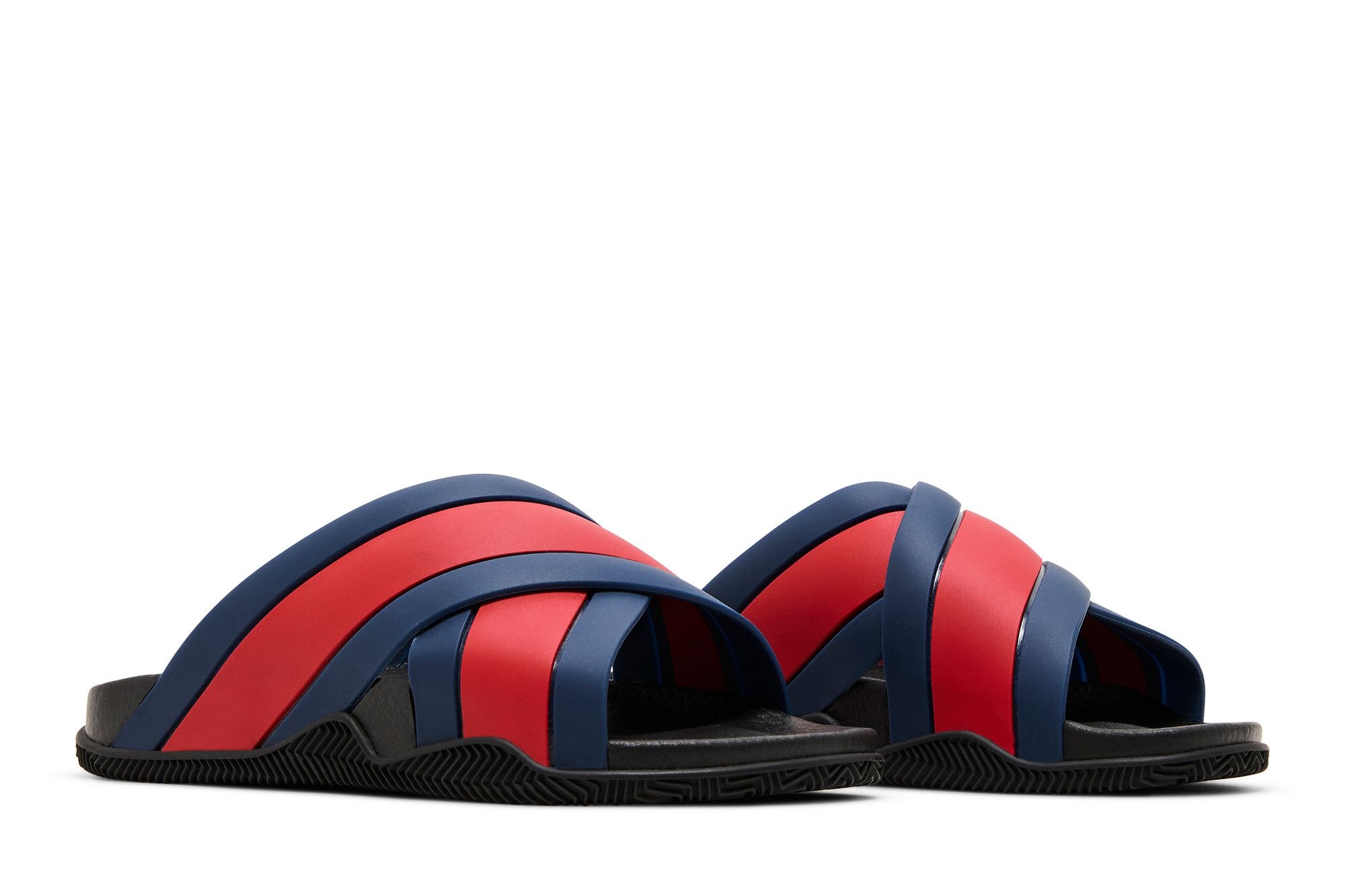 Gucci GG Slide Sandal 'Blue Red' - 8