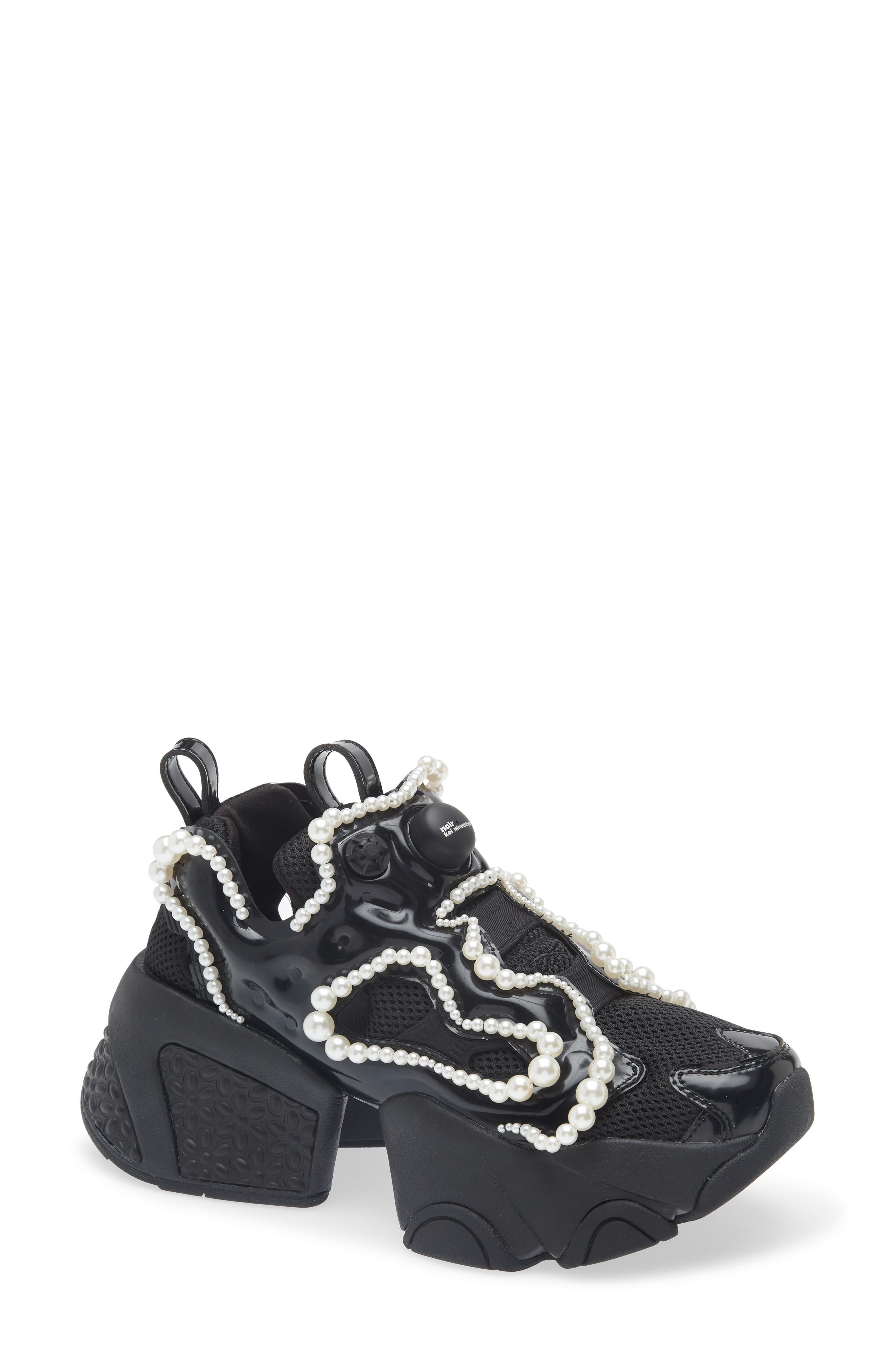 Noir Kei Ninomiya x Reebok Instapump Fury Platform Sneaker in Black at Nordstrom - 1
