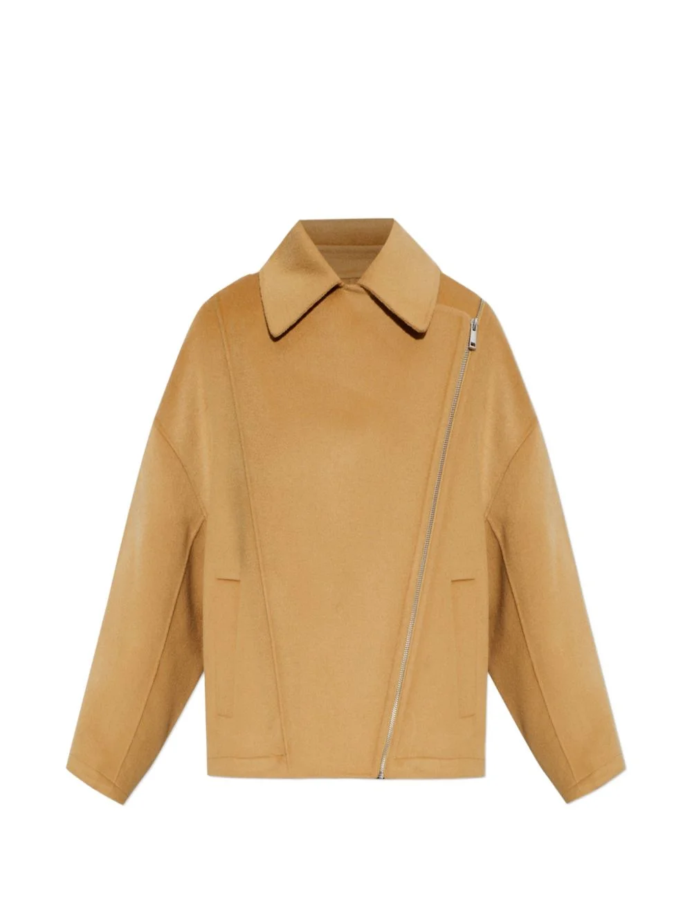 Jijy asymmetric-zip oversized jacket - 1