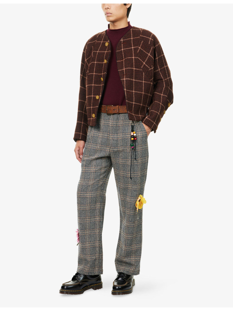 Vivienne Westwood Pourpoint Checked Wool Jacket outlook