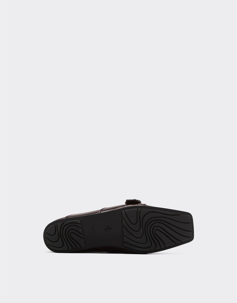 Brushed leather loafers 4