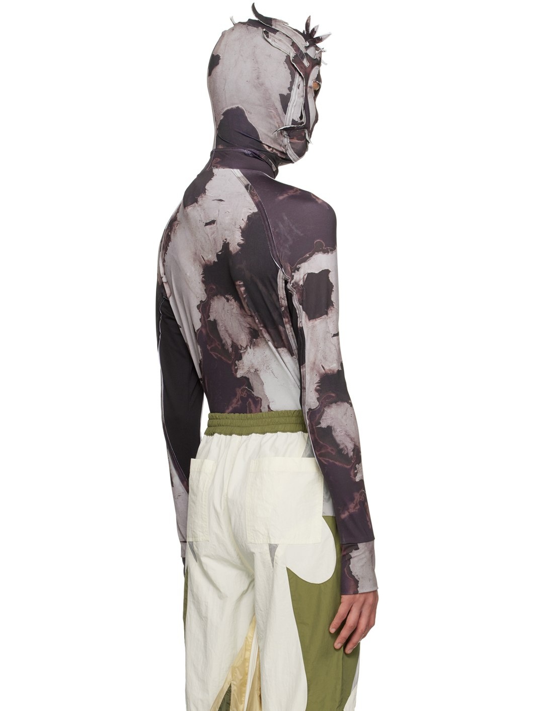Brown Balaclava Long Sleeve T-Shirt - 3