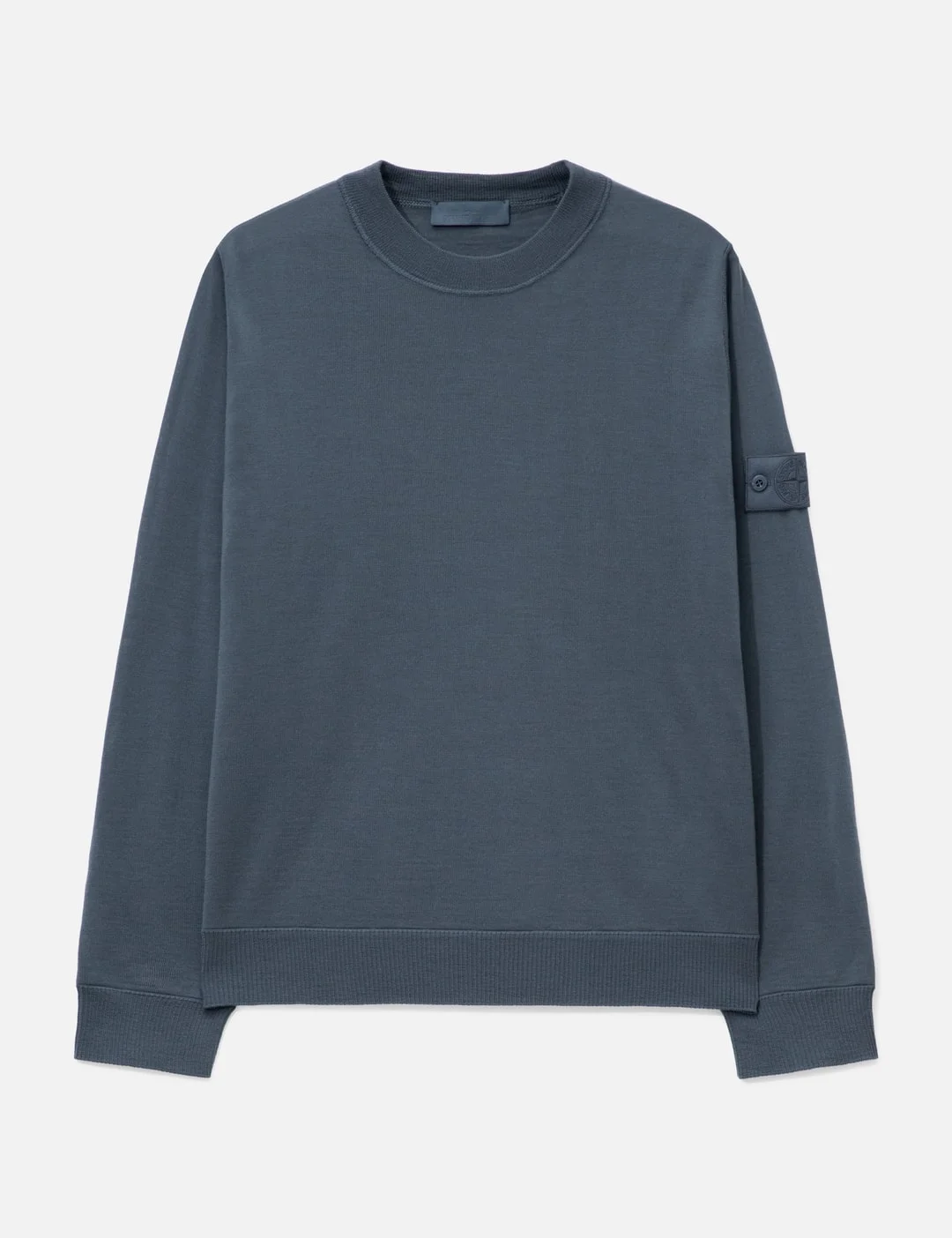 LIGHT PURE RWS WOOL_S.I. GHOST CREWNECK JUMPER - 1