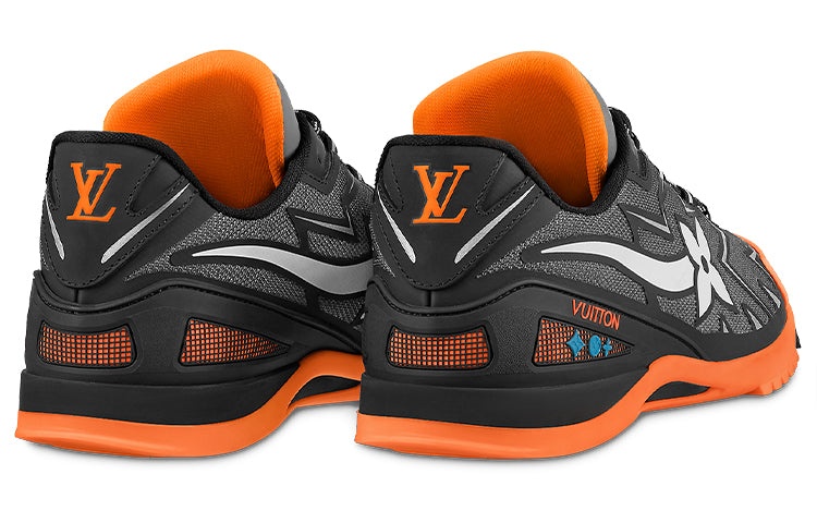 LOUIS VUITTON LV Sprint Sneakers 'Grey Orange' 1A9J2F - 3
