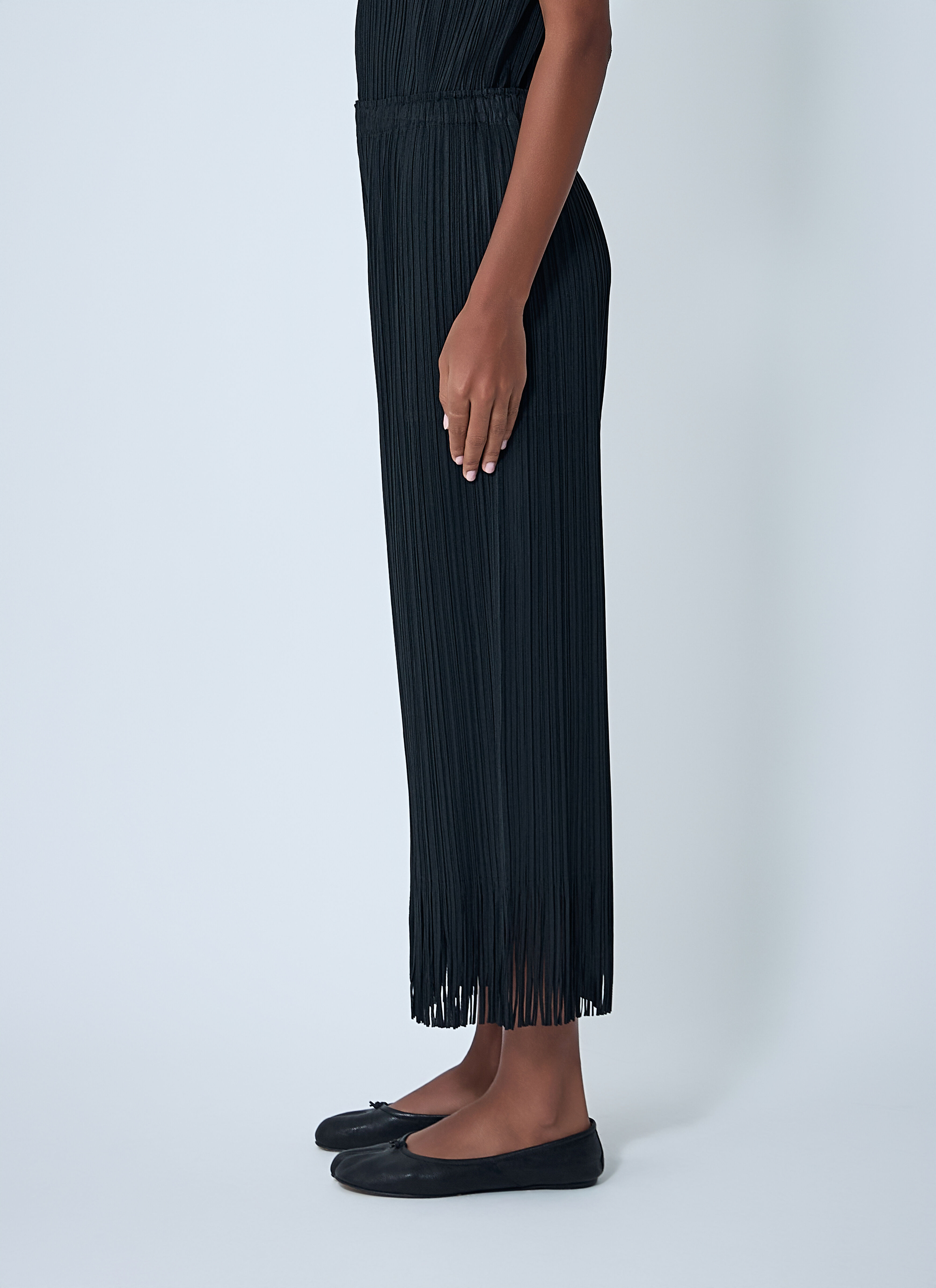 Fringe Pleated Pants - 3
