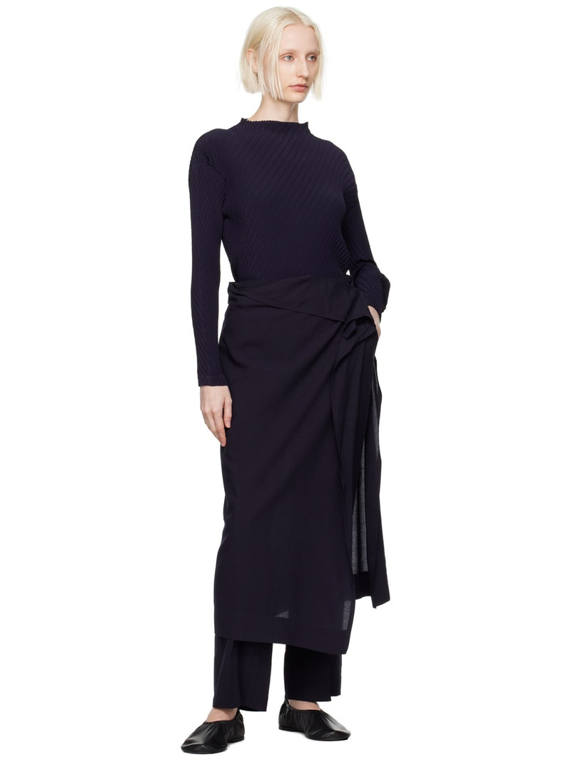 ISSEY MIYAKE Navy Two As One Trousers outlook