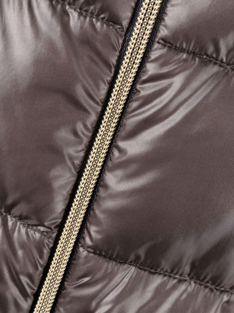 down-feather mid-length coat - 8