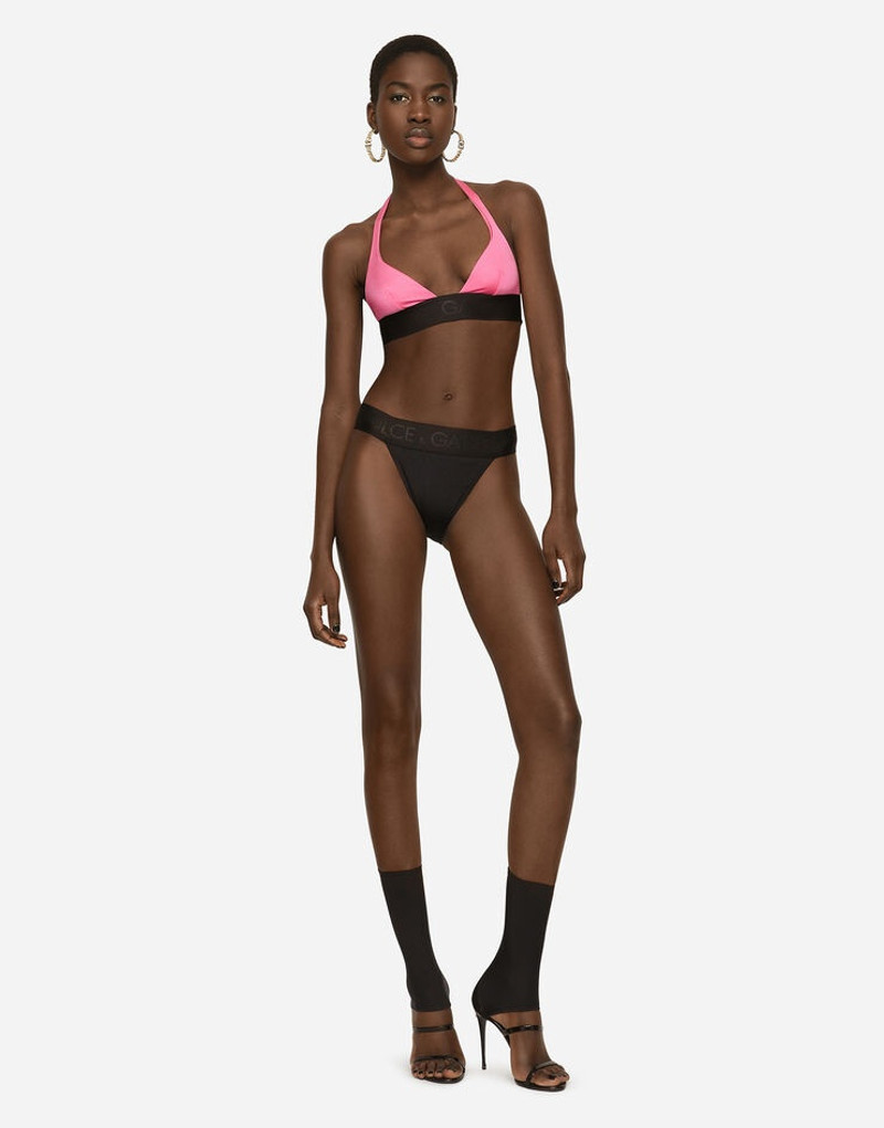 Bikini with triangle bikini top 2