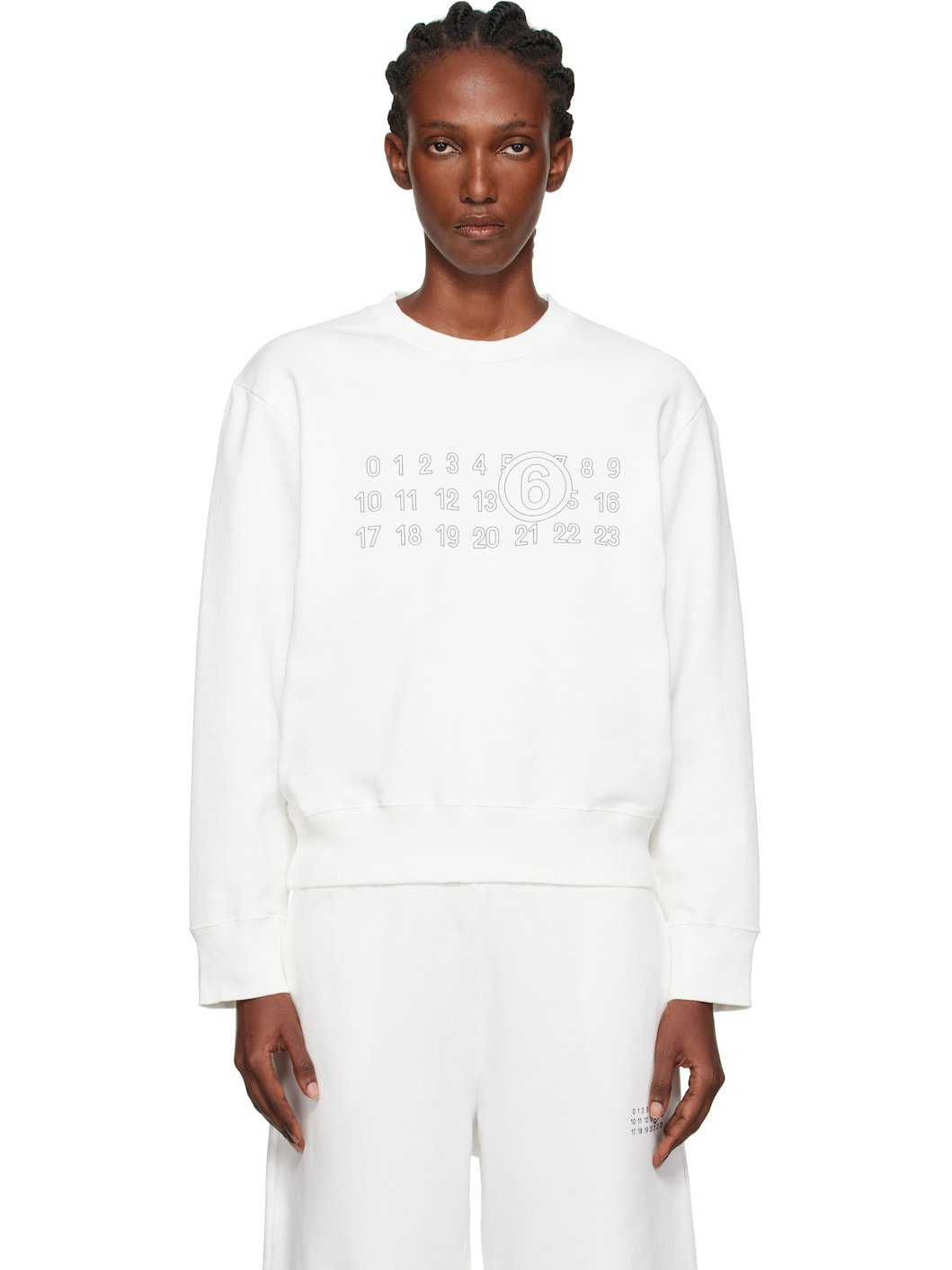 Off-White Printed-Logo Sweatshirt - 1