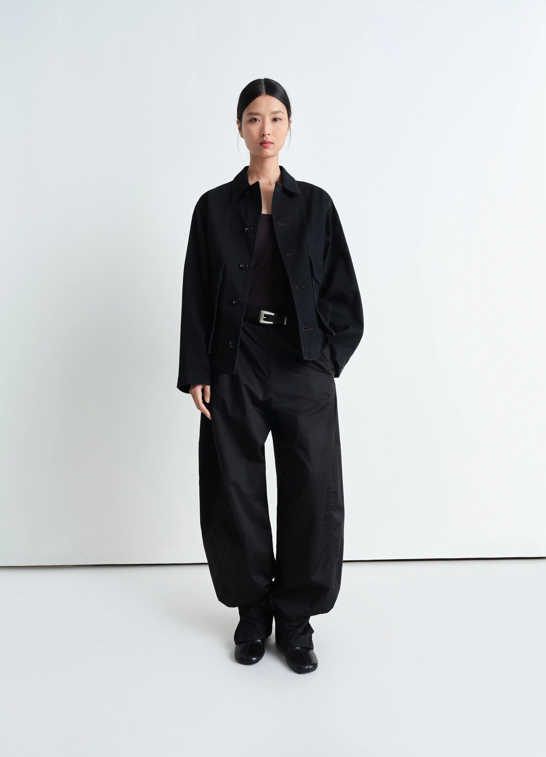 ジャケット・アウター Lemaire Boxy Blouson 2023 AW Black S LEMAIRE - BLACK SOFT BOXY BLOUSON – LE LABO STORE