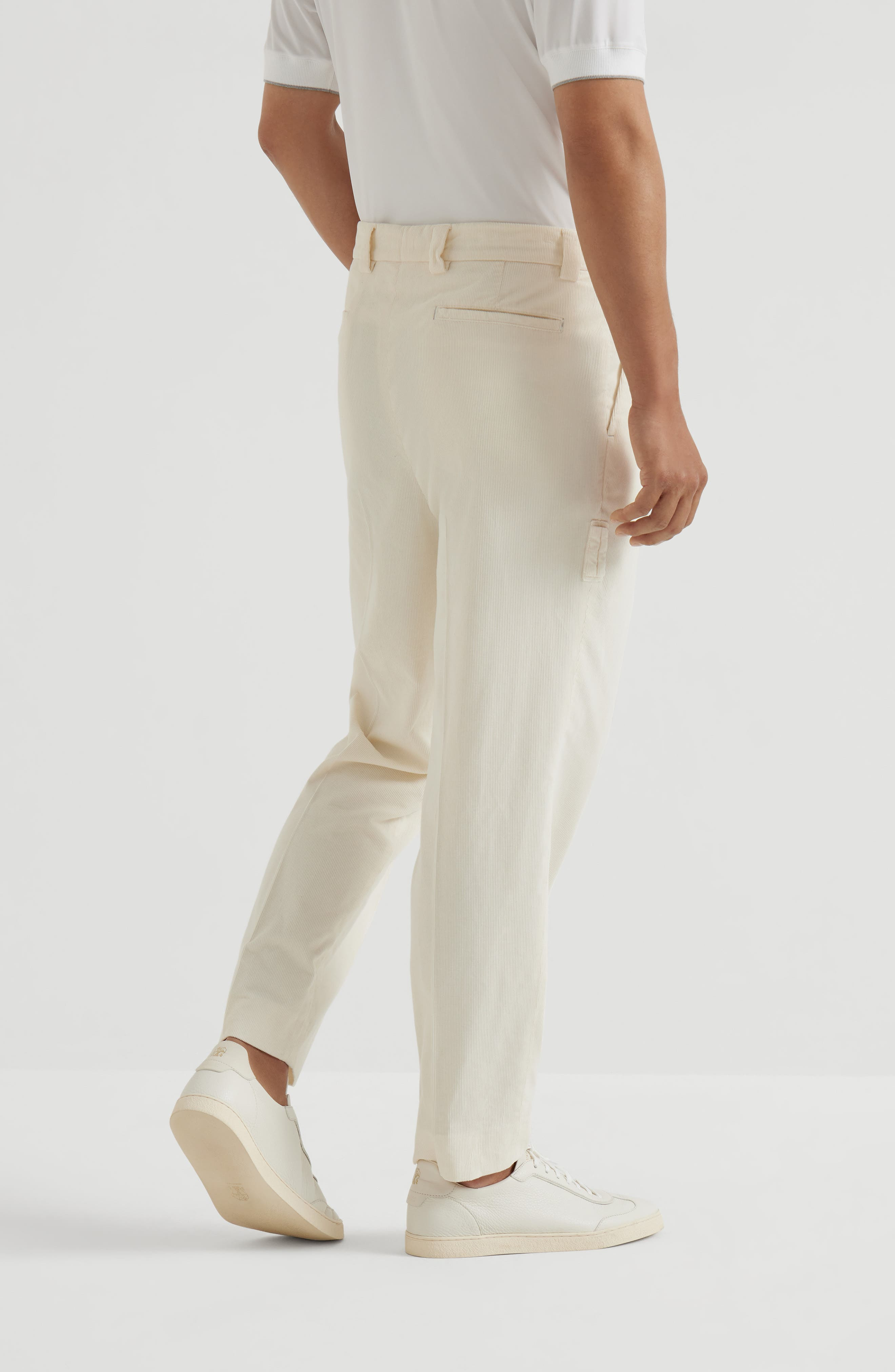 Brunello Cucinelli Trousers with tee holder in Off-White at Nordstrom - 3