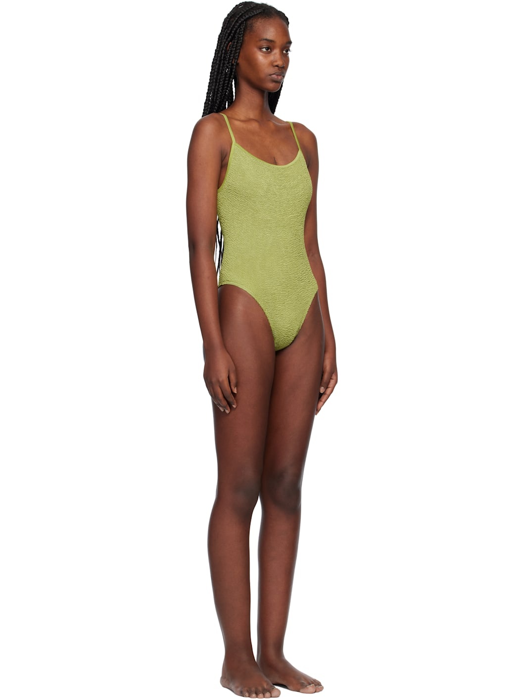 Green Low Palace One-Piece Swimsuit - 2