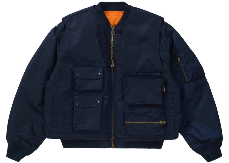 Supreme Supreme 2-in-1 MA 1 Vest Navy outlook