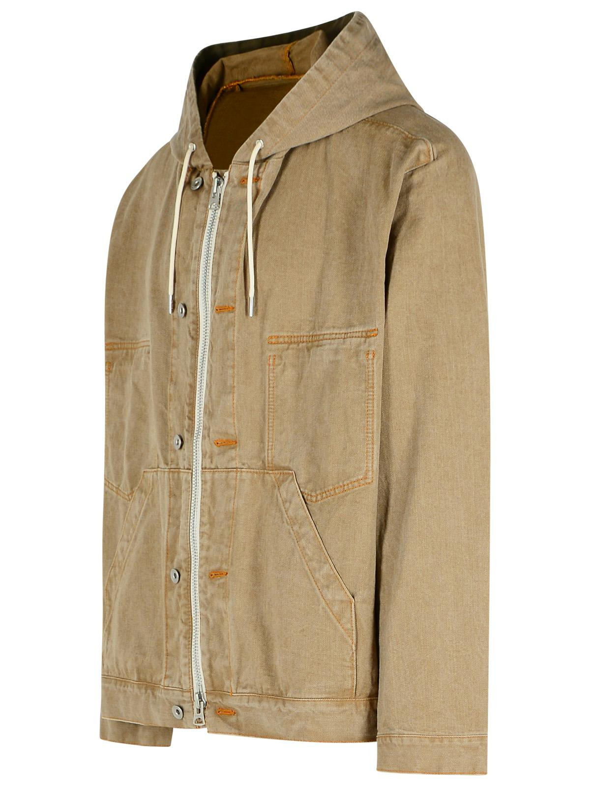 Sacai Beige Denim Sweatshirt Men - 2