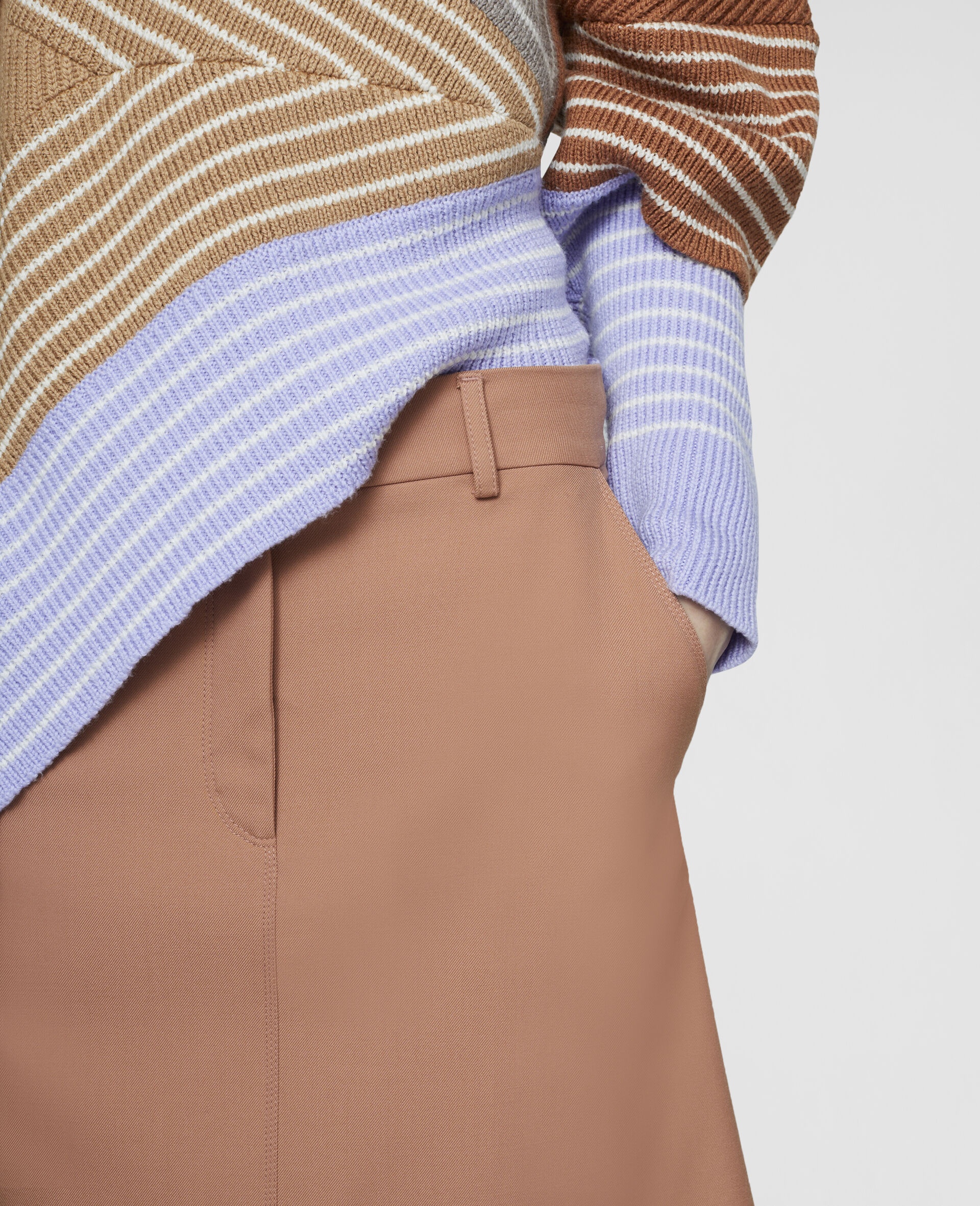 Tailored Wool Skirt - 4