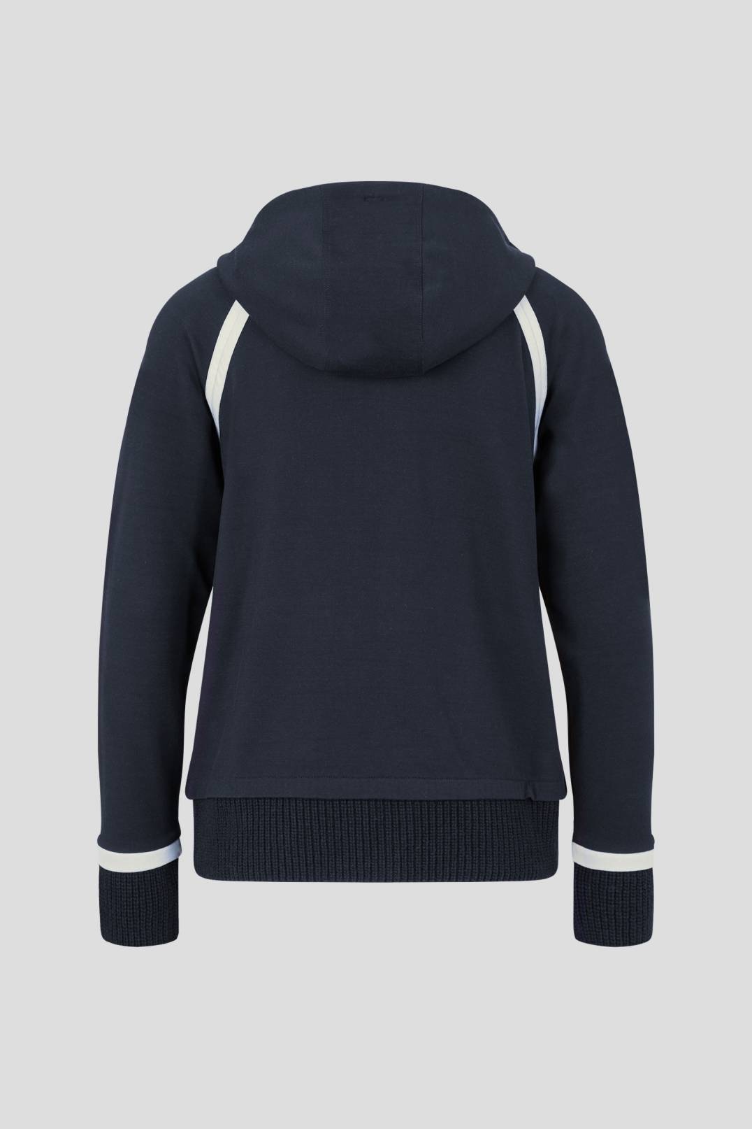 KELLI SWEATSHIRT JACKET IN NAVY BLUE/WHITE - 6