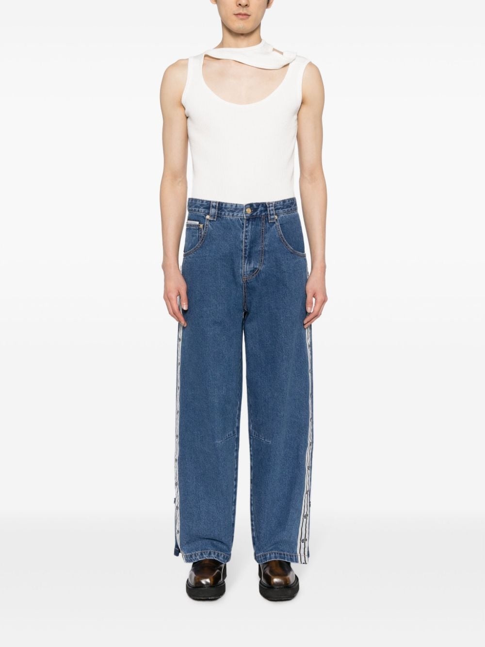 EYTYS Titan wide-leg jeans farfetch REVERSIBLE