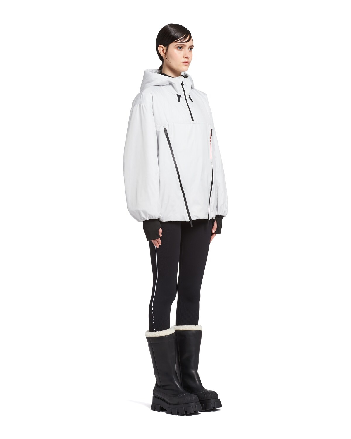 Light Polyester hooded jacket - 3