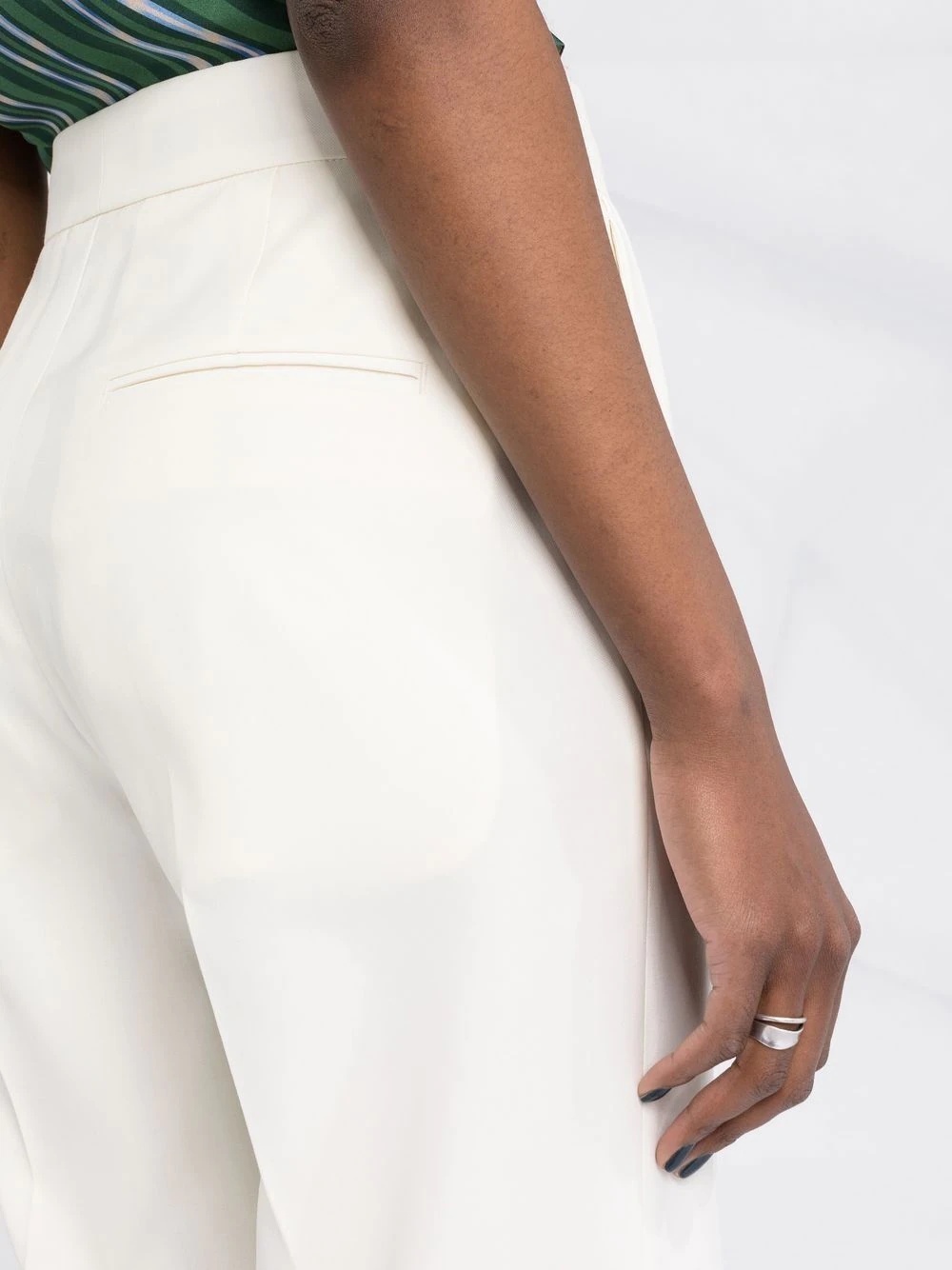 wide-leg virgin-wool trousers - 5